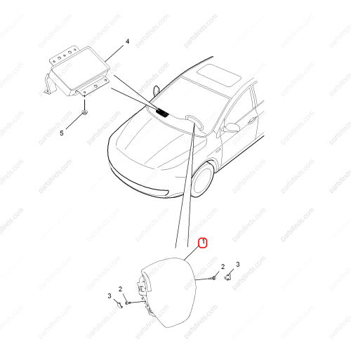 MG Main airbag OEM 50013930 FOR  MG350