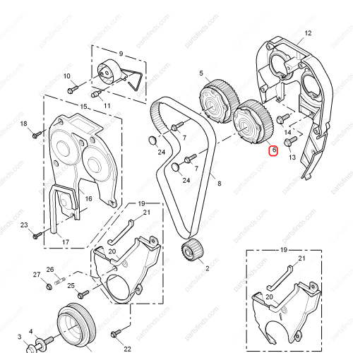 MG Camshaft adjuster OEM PUL200002AA FOR  MG6