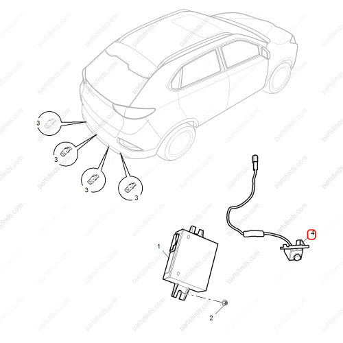 MG Camera OEM 10103632 FOR  MG GS