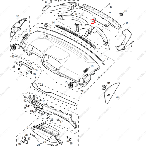 MG Air conditioning duct OEM 50013072 FOR  MG350