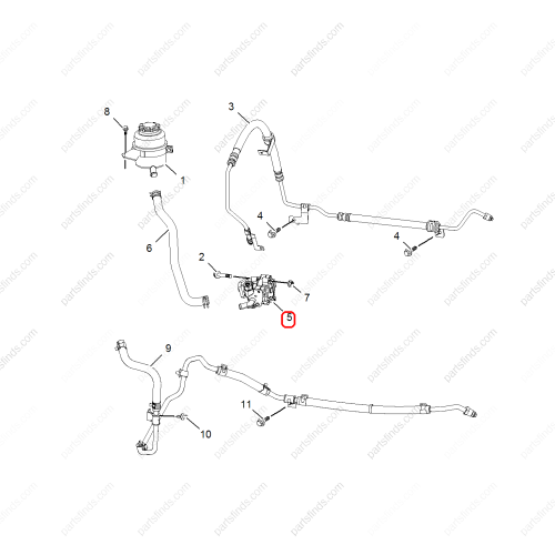 MG Power steering pump OEM 10078365 FOR  MG350 MG5