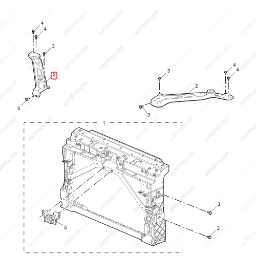 MG Headlight Bracket OEM 10894738 FOR  MG5