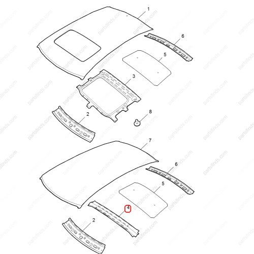 MG Roof beam OEM 10187988SEPP FOR  MG6