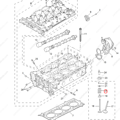 MG Valve spring OEM 30050446 FOR  RX8 MG HS RX5 MG GS