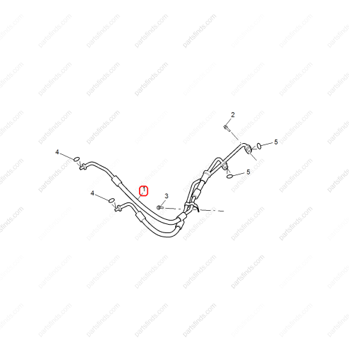 MG Transmission oil pipe OEM 10146818 FOR  MG HS