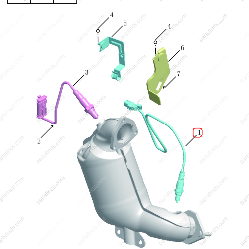 GEELY Oxygen sensor OEM 1116050136 FOR  Binrui