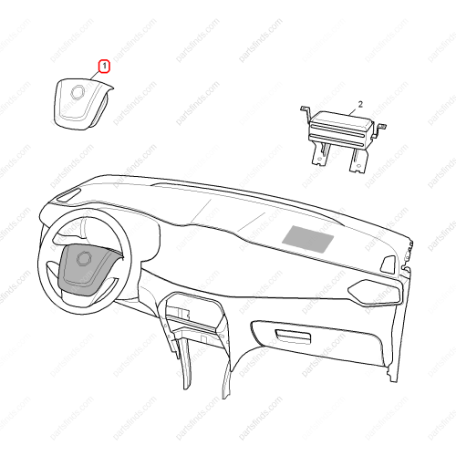 MG Main airbag OEM 10230414 FOR  MG GS