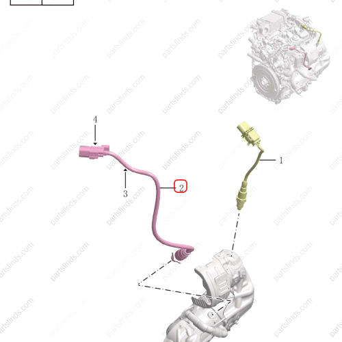 GEELY Oxygen sensor OEM 2052010400 / 8891128656 FOR  Emgrand