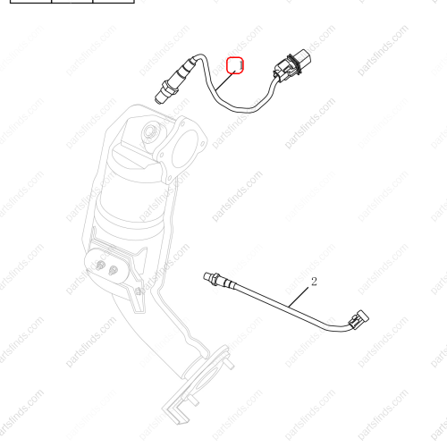 GEELY Oxygen sensor OEM 2052001000 / 1016053698 FOR  Emgrand GT Emgrand X7 Sport