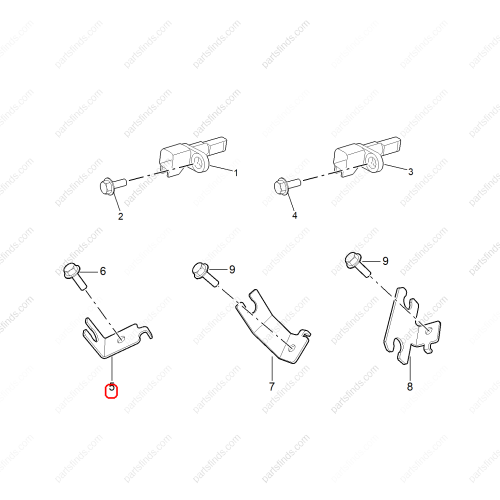 MG ABS sensor bracket OEM 30012249 FOR  MG6 MG3 MG5 MG HS RX5 MG GS MG3 Xross