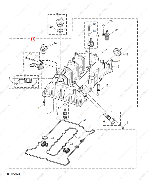 MG Valve chamber cover OEM 10235882 FOR  RX5