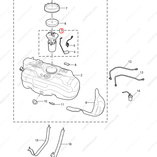 MG Fuel pump assembly OEM 10232353 FOR  MG ZS