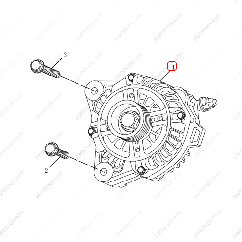 GEELY Generator OEM 2040001600 / 1016054709 FOR  Emgrand GT