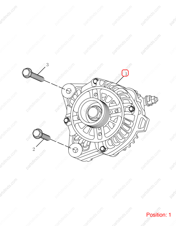 GEELY Generator OEM 2040001600 / 1016054709 FOR Emgrand GT