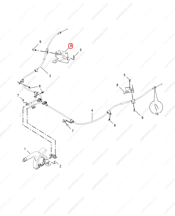 MG Bracket OEM 10045282 FOR MG350 MG5