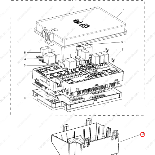 MG Fuse box base OEM 10210379 FOR  MG GS