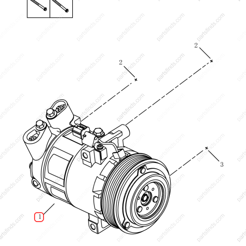 GEELY A/C Compressor OEM 8013001100 / 1017025235 FOR  Emgrand GT Emgrand X7 Sport