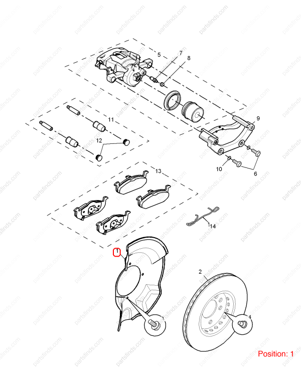 MG Brake shield OEM 10103521 FOR MG350