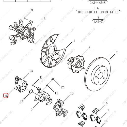 GEELY Wheel Cylinder OEM 4050047700 / 6600058081 FOR  Emgrand X7 Sport