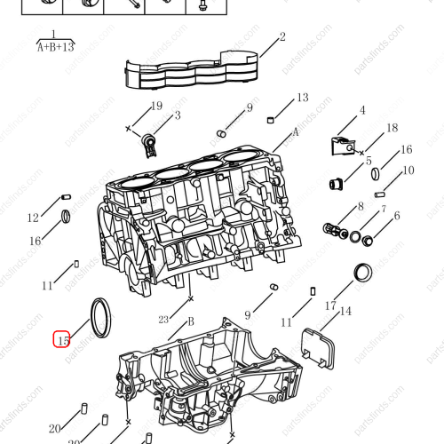 GEELY Crankshaft oil seal OEM 1033006600 / 1016050301 FOR  Emgrand GT