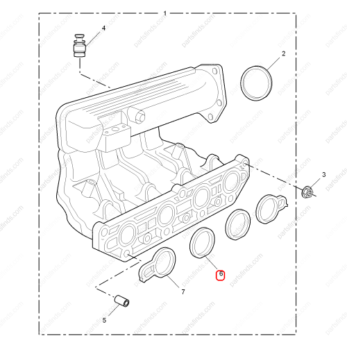 MG Intake manifold gasket OEM 10000891 FOR  MG550 MG6