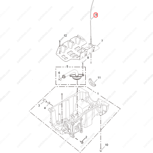 MG Oil dipstick OEM 10013726 FOR  MG350 MG5