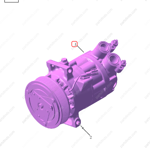 GEELY A/C Compressor OEM 8013016400 / 8894567211 FOR  OKAVANGO