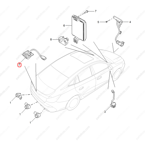 MG Camera OEM 11142342 FOR  MG GT