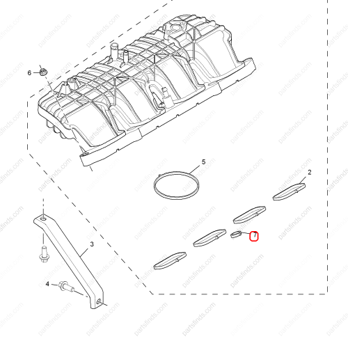 MG Intake manifold gasket OEM 10111633 FOR  RX8 MG HS RX5 MG GS