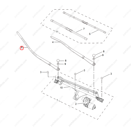 MG Wiper arm OEM 50012357 FOR  MG350