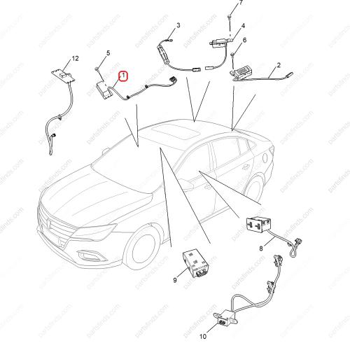 MG Phone antenna OEM 11128558 FOR  MG5