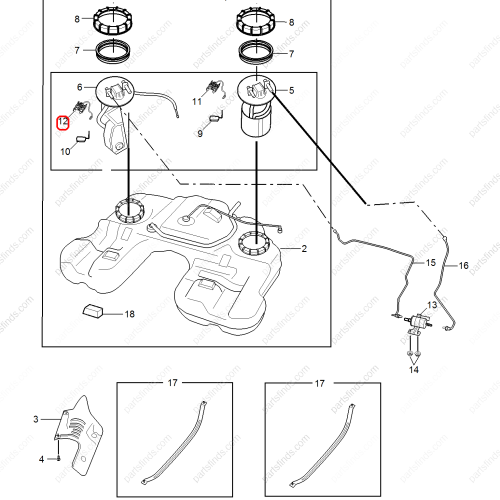 MG Fuel Level Sensor OEM 10153963 FOR  RX5 MG GS