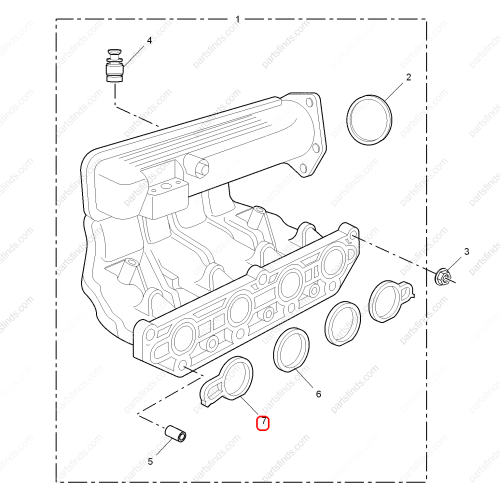 MG Intake manifold gasket OEM 10000892 FOR  MG550 MG6