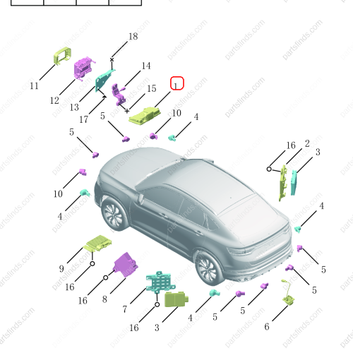 GEELY Camera OEM 7088036600 / 6600001111 FOR  Tugella