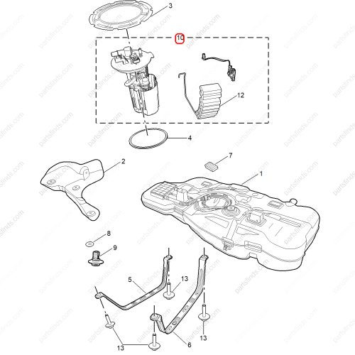 MG Fuel pump assembly OEM 11497679 FOR  MG5