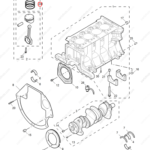 MG Piston ring OEM 10445753 FOR  MG ZS MG5 MG GT