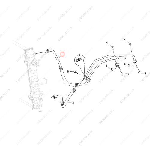 MG Transmission oil pipe OEM 10147186 FOR  RX5 MG GS