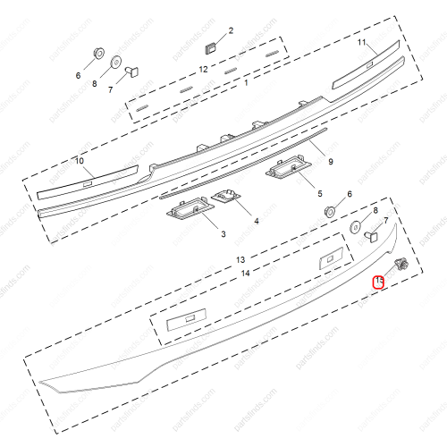 MG Buckle OEM 10808520 FOR  MG6