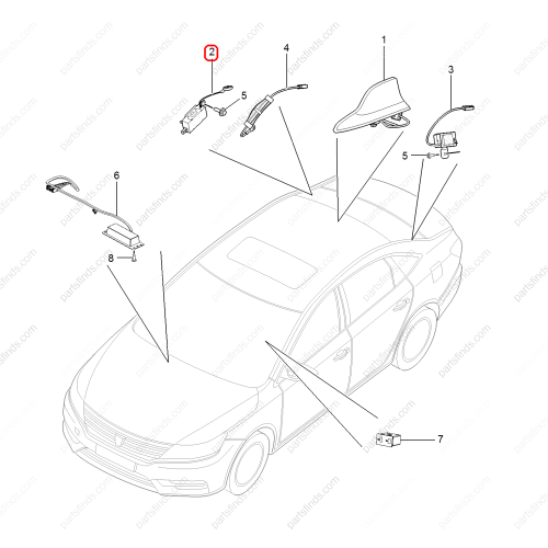 MG Signal amplifier OEM 10173459 FOR  MG5