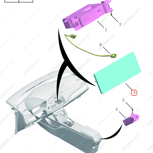 GEELY Monitor OEM 7079042900 / 8890875769 FOR  Binrui