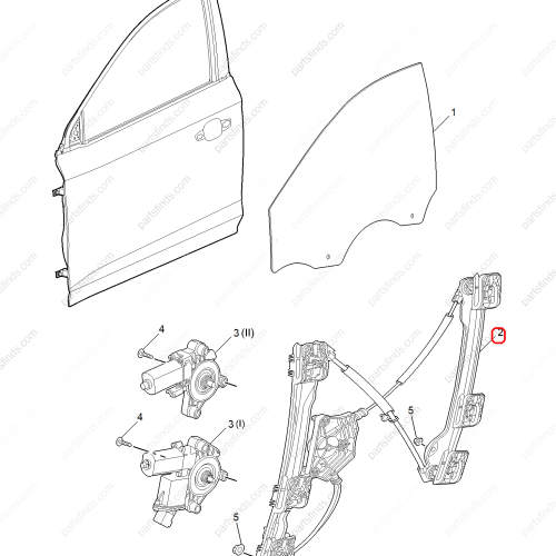 MG Window Regulator OEM 11259845 FOR  MG5