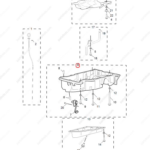 MG Engine oil pan OEM 10085101 FOR  MG6 MG5 MG HS MG GT RX5