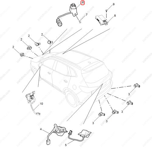 MG Camera OEM 11578936 FOR  MG HS