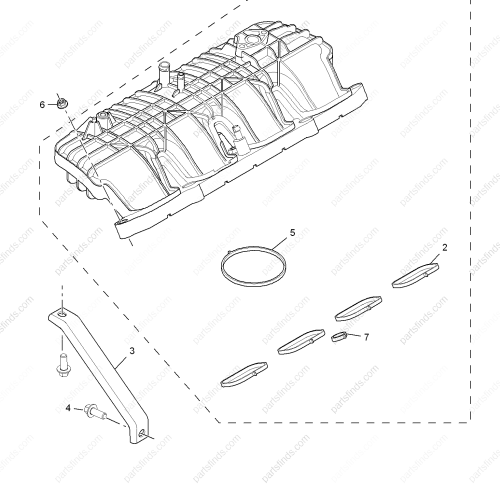 MG Intake manifold OEM 10214090 FOR  MG GS