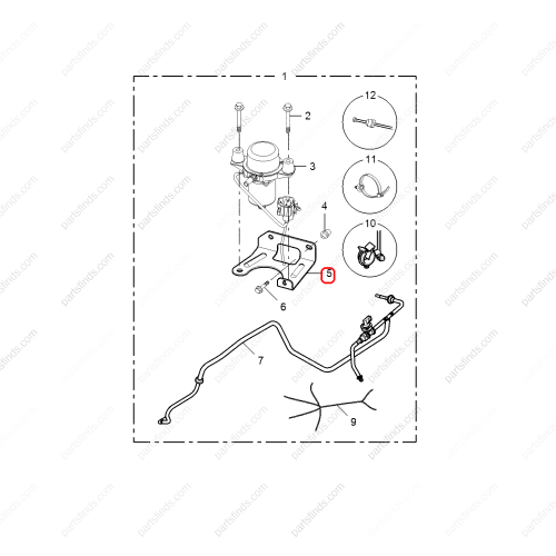 MG Vacuum pump bracket OEM 10066370 FOR  MG550 MG6
