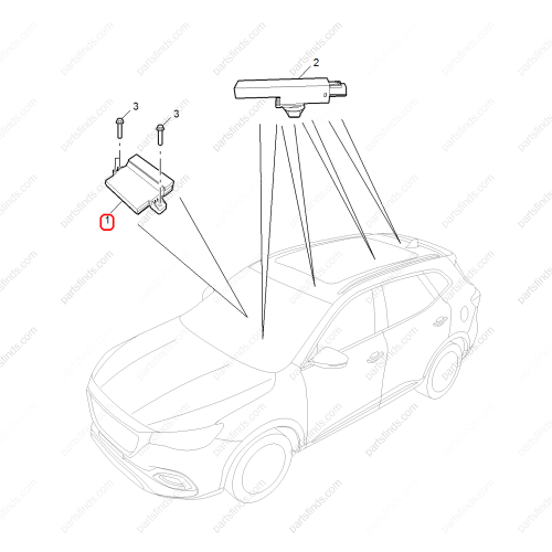 MG Remote receiver OEM 10317040 FOR  RX8 MG HS