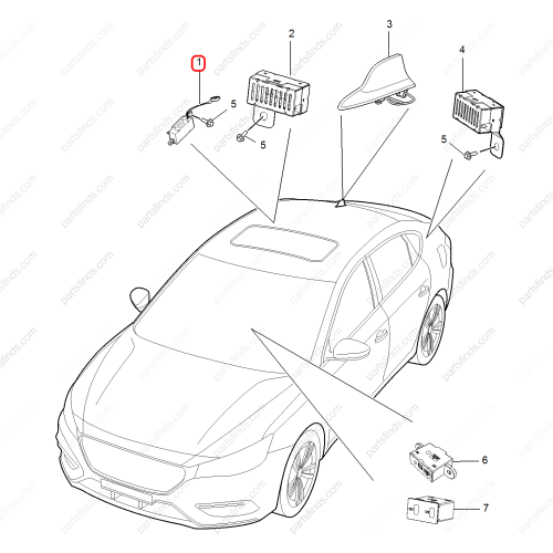 MG Signal amplifier OEM 10507341 FOR  MG6