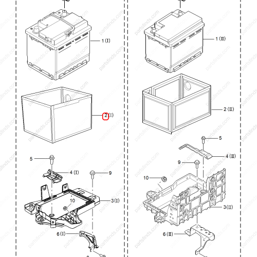 MG Battery cover OEM 11266591 FOR  MG5