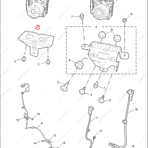 MG ABS pump bracket OEM 10171871 FOR  MG HS