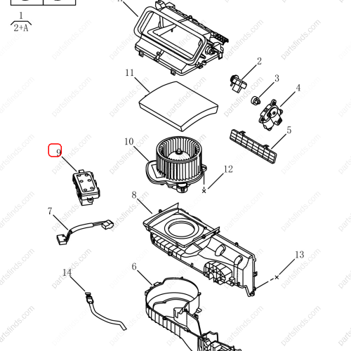 GEELY Air conditioning resistor OEM 8022028000 / 6600161101 FOR  Tugella